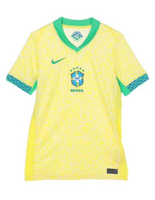 Jersey de Selección de fútbol de Brasil local Nike para niño