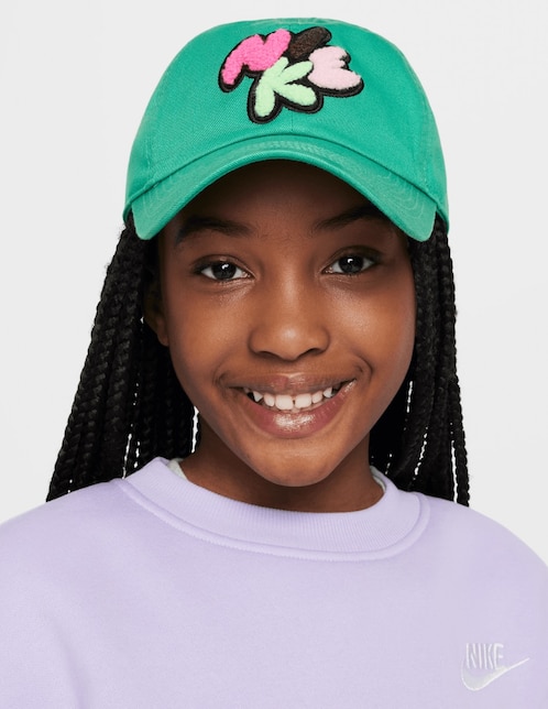 Gorra para ninos talla grande Nike Club Verde