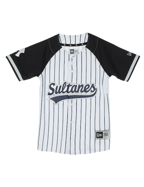 Jersey de Sultanes de Monterrey local manga corta New Era para niño