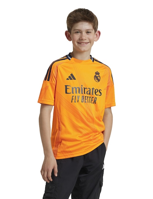 Jersey de Real Madrid Club de Fútbol visitante ADIDAS para niño