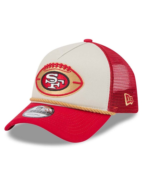 Gorra visera curva snapback New Era Throwback NFL San Francisco 49ers infantil