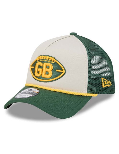 Gorra visera curva correa ajustable New Era Throwback NFL Green Bay Packers infantil