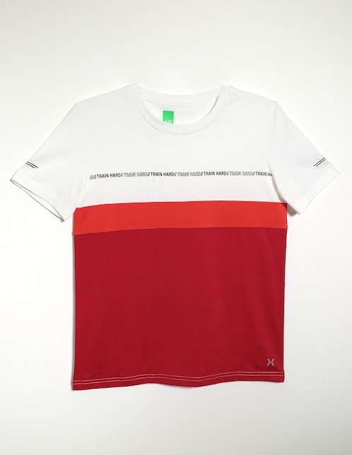 Playera deportiva para entrenamiento X10 de niño