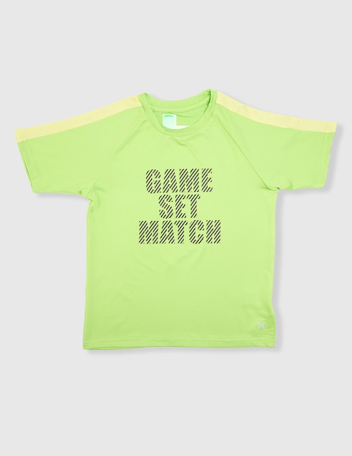 Playera deportiva para entrenamiento X10 de niño