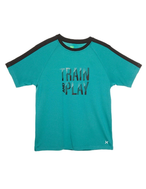 Playera deportiva para entrenamiento X10 de niño