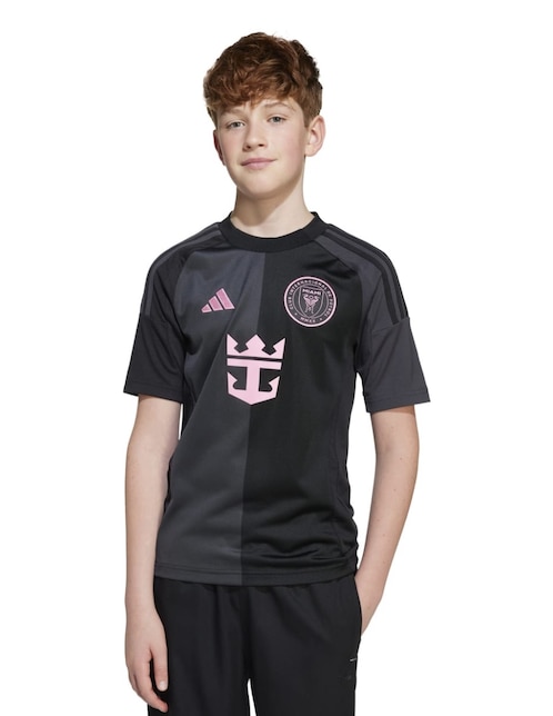 Jersey de Inter de Miami local manga corta Adidas para niño