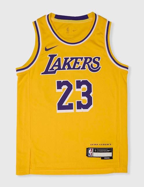 Jersey de  Los Angeles Lakers local Nba  para niño