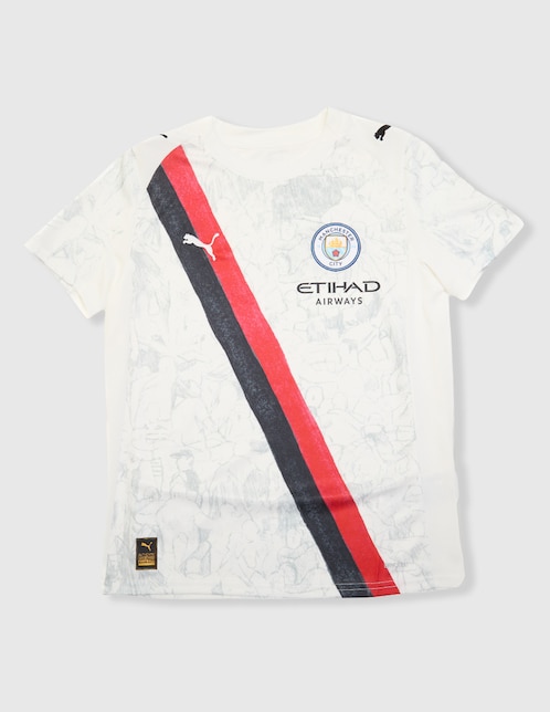 Jersey de  Manchester City local manga corta Puma  para niño