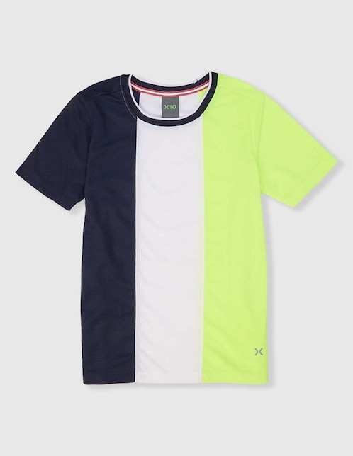 Playera deportiva para tennis X10 de niño