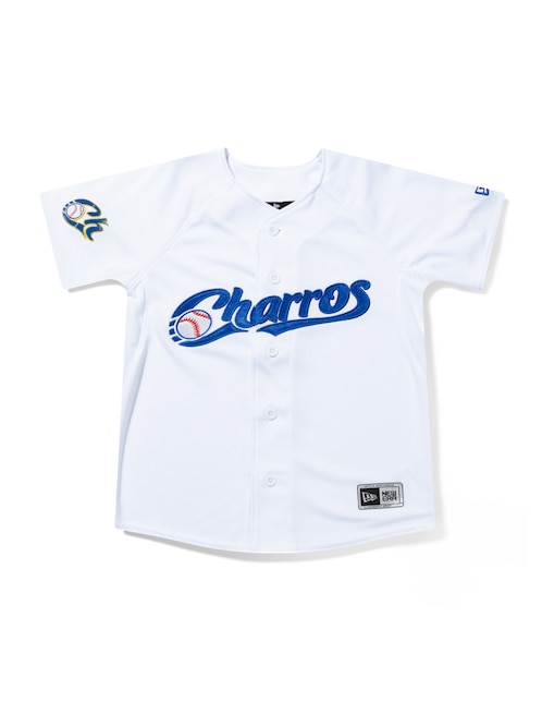 Jersey de Charros de Jalisco local manga corta New Era para niño