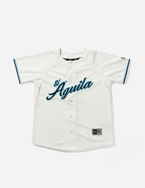 Jersey de El Águila de Veracruz local manga corta New Era para niño