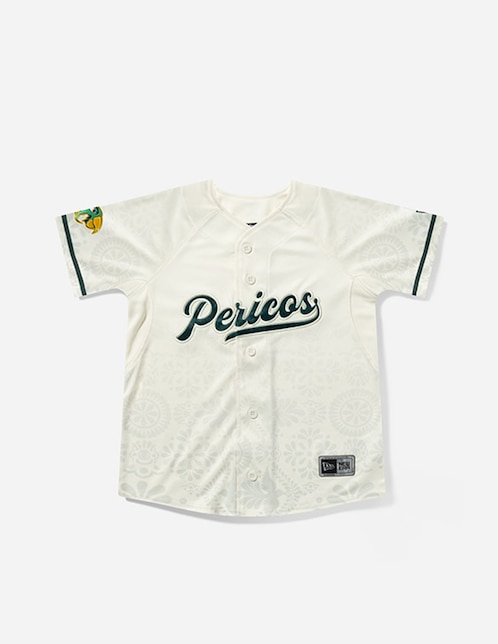 Jersey de Pericos de Puebla local manga corta New Era para niño