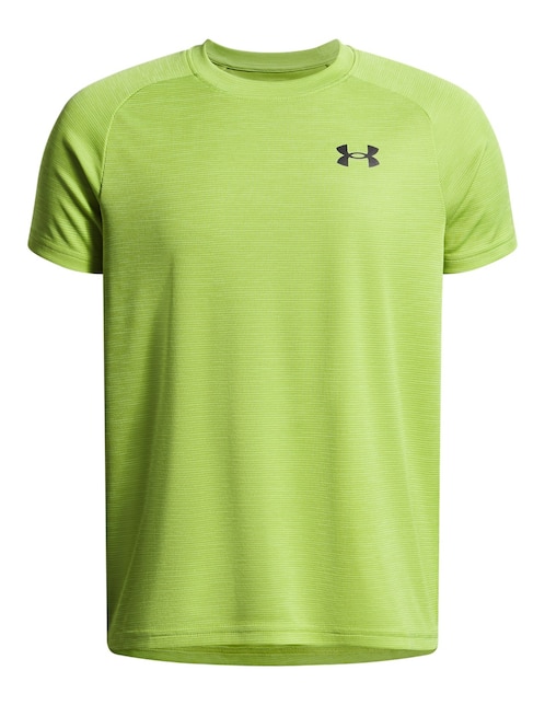 Playera deportiva para entrenamiento Under Armour UA Tech Textured SS de niño