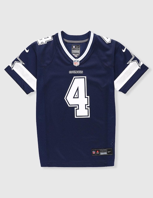 Jersey de  Dallas Cowboys local manga corta Nike  para niño