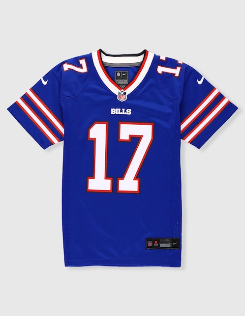 Jersey de Buffalo Bills local manga corta para niño