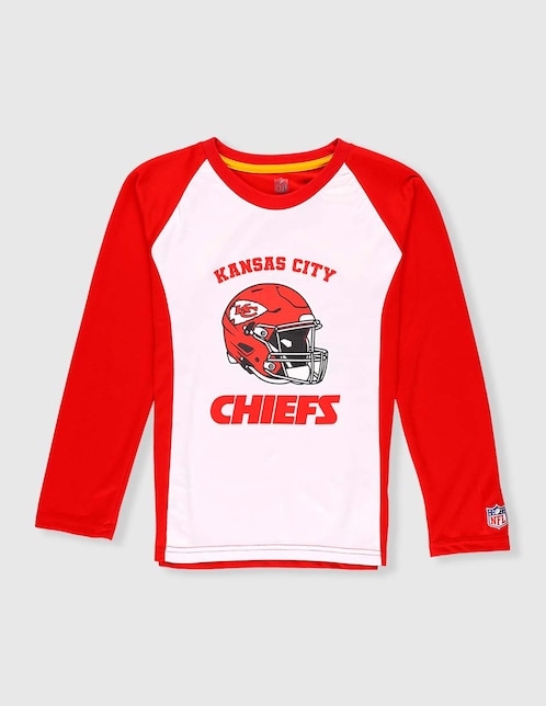 Playera deportiva para fútbol americano Kansas City Chiefs de niño 1