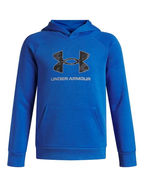 Sudadera Under Armour Ua Rival Flc Bl Prtfill Hd con capucha para niño