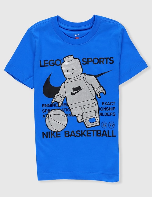 Playera deportiva para básquetbol Nike para niño
