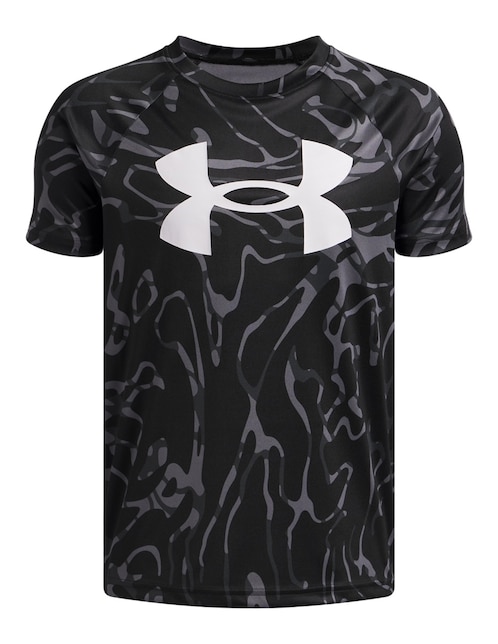 Playera deportiva para entrenamiento Under Armour Ua Tech Big Logo Printed de niño