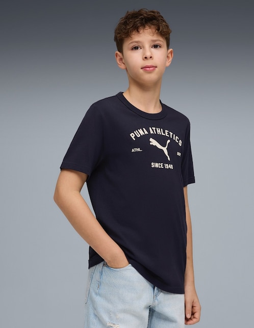 Playera deportiva para entrenamiento Puma de niño