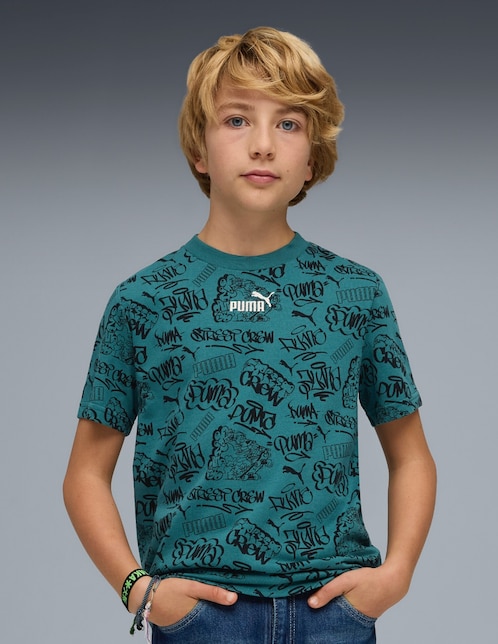 Playera deportiva para entrenamiento Puma de niño