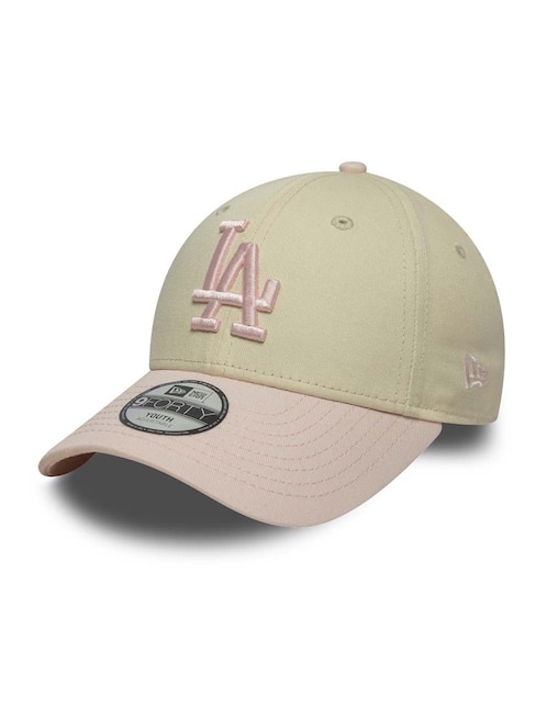 Gorra visera curva correa ajustable para béisbol New Era K League Essential Mlb Los Angeles Dodgers para adulto