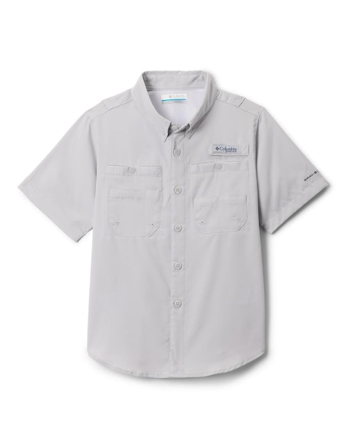 Playera deportiva para pesca Columbia de niño