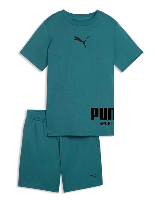 Conjunto deportivo Puma Sport B de algodón para niño