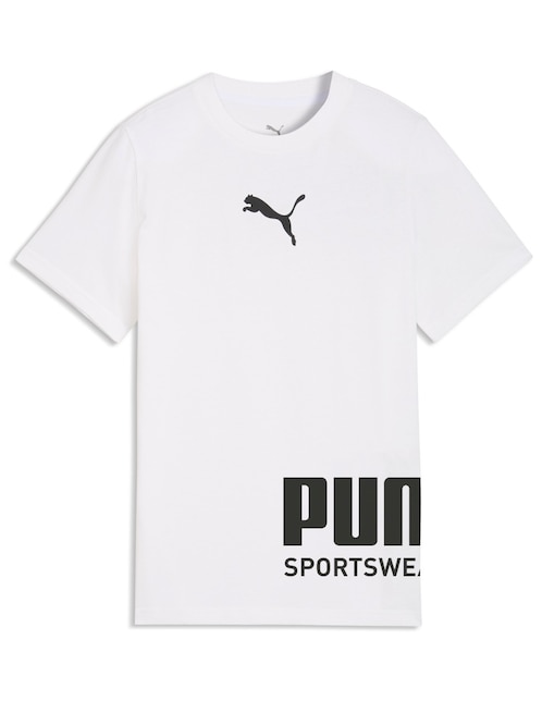 Playera deportiva para entrenamiento Puma de niño