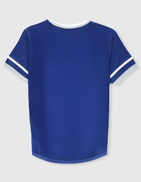 Jersey de Los Angeles Dodgers entrenamiento manga corta Mlb fan para niño