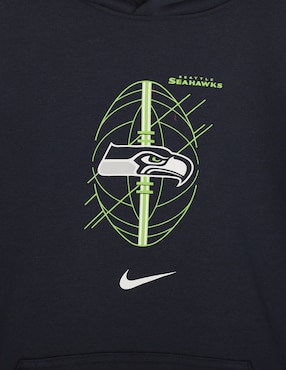 Sudadera Nfl con capucha y bolsa Seattle Seahawks para niño