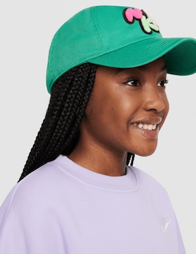 Gorra con visera curva hebilla para entrenamiento Nike infantil