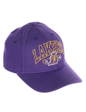 Gorra Visera Curva Snapback New Era Throwback NBA Los Angeles Lakers Infantil