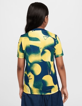 Playera deportiva para fútbol Nike Club América de niña