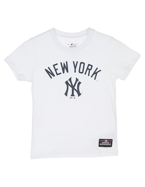 Playera Deportiva Mlb New York Yankees Para Niño