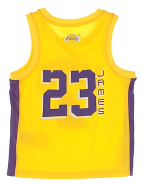Jersey de Los Angeles Lakers visitante de LeBron James Nba jugador para niño