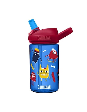 Botella De Agua Camelbak Eddy+Kids 14oz Tritan Skate Monsters De Plástico