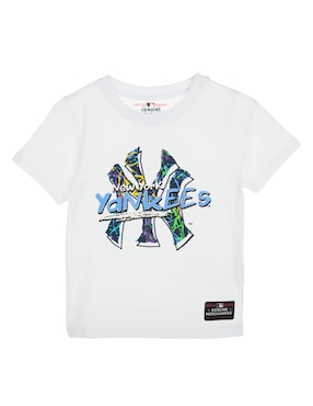 Playera Deportiva Mlb New York Yankees Para Niño