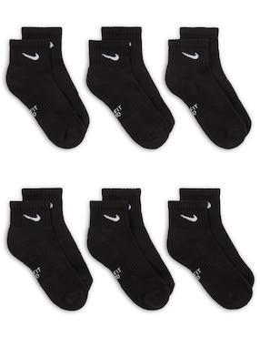 Set de calceta comfort para entrenamiento Nike para niño 6 pares