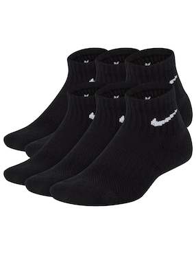 Set de calceta comfort para entrenamiento Nike para niño 6 pares
