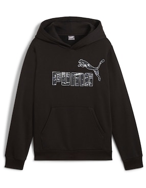 Sudadera Puma Con Capucha Y Bolsa Para Niño