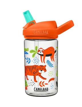 Botella De Agua Camelbak Eddy+Kids Tritan Spring Safari De Plástico