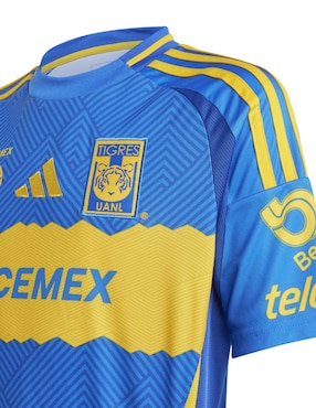 Jersey de Tigres UANL visitante manga corta Adidas para niño
