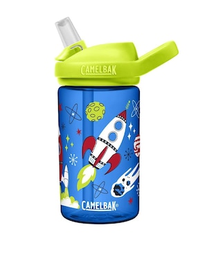 Botella De Agua Camelbak Eddy+Kids Tritan Retro Rockets De Plástico