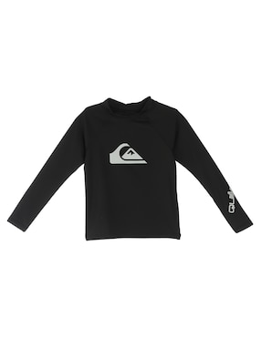 Wetshirt Quiksilver Estampado Logo Para Niño