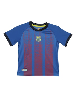 Playera Deportiva Fútbol Fútbol Club Barcelona Para Niño