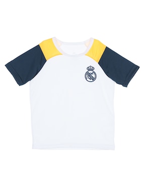 Playera Deportiva Equipos Real Madrid Club De Fútbol Para Niño