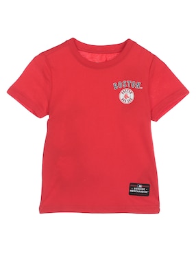 Playera Deportiva MLB Boston Red Sox Para Niño