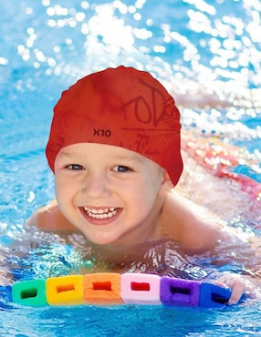 Gorra para natación de silicón X10 para niño