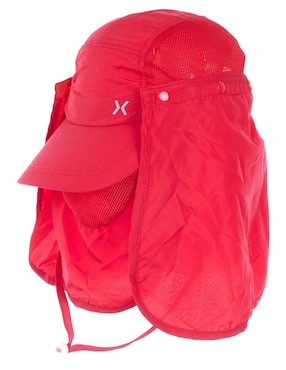 Gorra con visera semicurva hebilla para campismo X10 infantil
